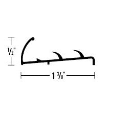 ANCHOR 454-BRZ 12' BRONZE 3/4" TAPDOWN METAL