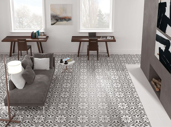 Porcelain Tile Arte Grey 10"x10" Matte