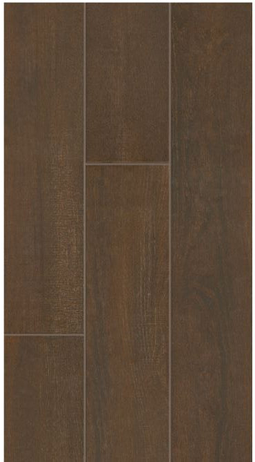 Hill House Dark Brown 6x36 Matte