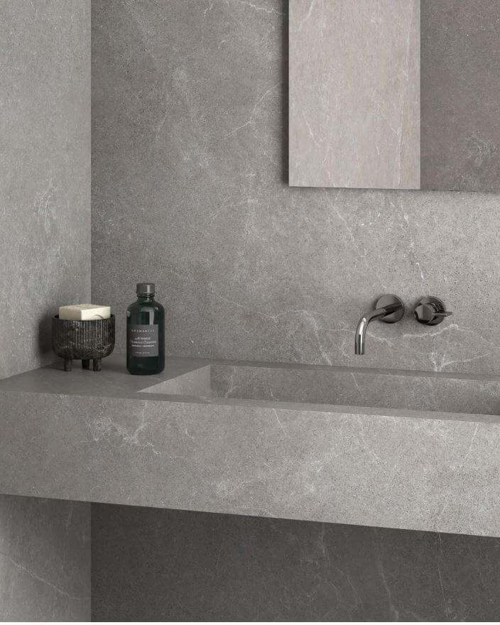 Porcelain Tile Storm Grey 12x24 Matte