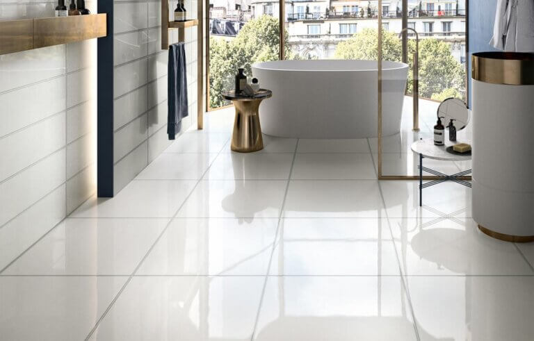 Porcelain Tile Vetri Bianco 12x24 Polished