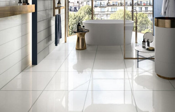 Porcelain Tile Vetri Bianco 12x24 Polished