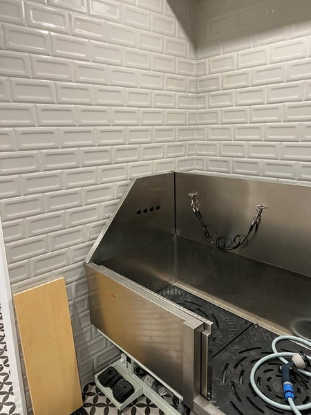 Subway Wall Tile 4" x 8" Light Grey Intended