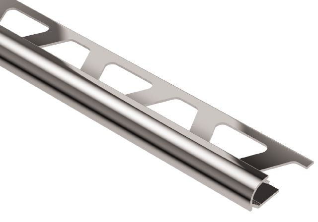 RONDEC BULLNOSE TRIM 5/16" ALUM POLISH CHROME